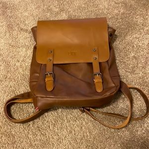 Leather Bookbag